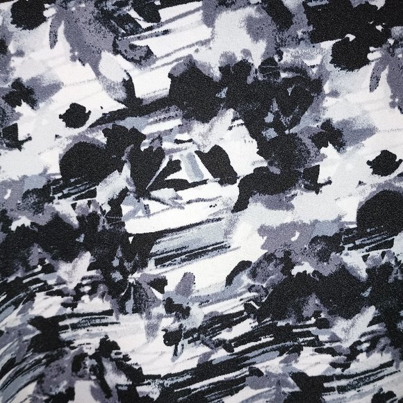 NWT ~ Studio Works Jet Floral Color Ruffle Tank Top (Size: Large) - Picture 3 of 4